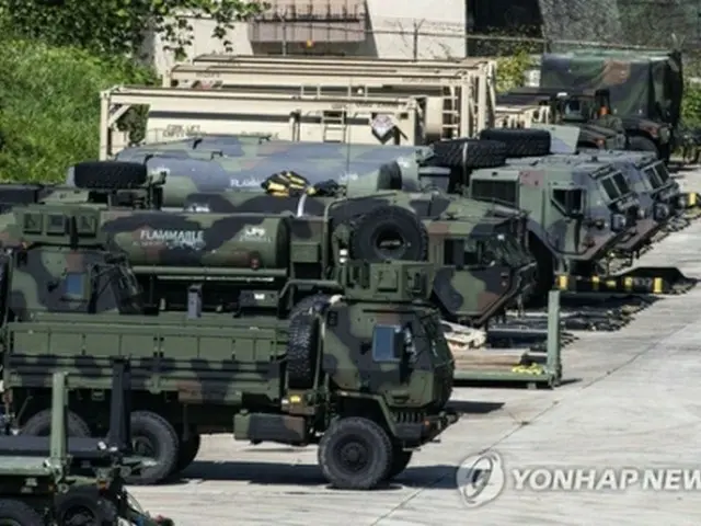 在韓米軍の車両（資料写真）＝（聯合ニュース）