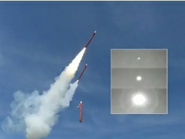 弾道ミサイルを迎撃する天弓２（資料写真）＝（聯合ニュース）
