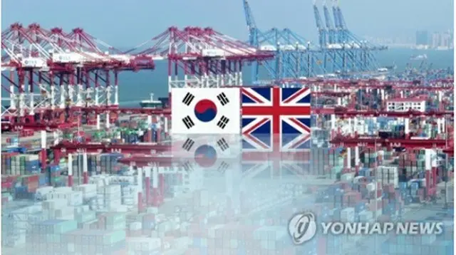 第１回韓英ＦＴＡ商品貿易委員会が開かれた＝（聯合ニュースTV）