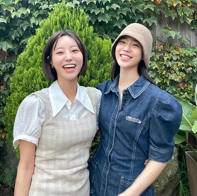 ホ・ヨンジ（KARA）、姉ホ・ソンヨンとのツーショット写真を公開“まるで双子のよう”（画像提供:wowkorea）