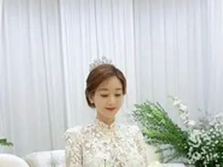 女優オ・スンア（元RAINBOW）、ウェディングドレス姿を公開…「ドラマで迎える3度目の結婚式、私の本当の結婚はいつ？」