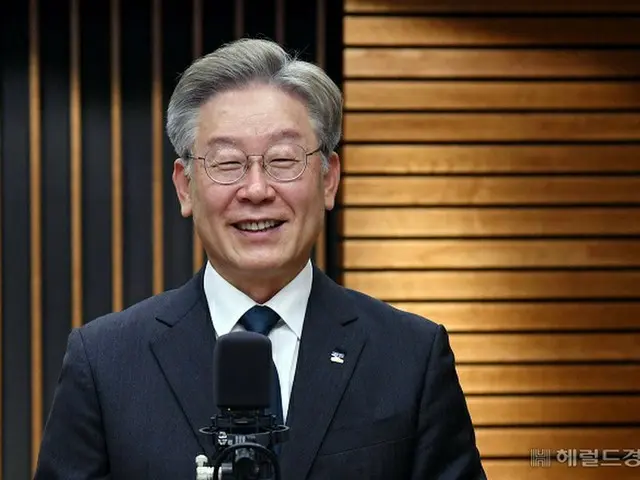 共に民主党の李在明候補(画像提供:wowkorea)