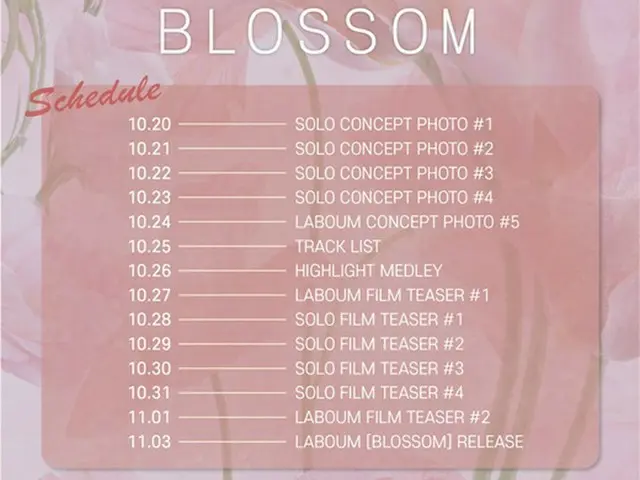【公式】「LABOUM」、11月3日に3rdミニアルバム「BLOSSOM」でカムバック（画像提供:wowkorea）