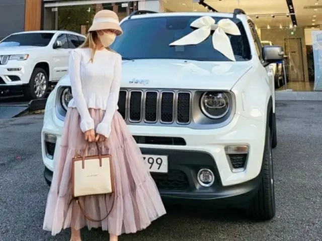 歌手兼俳優イ・ジフンの妻アヤネさんが新車を買った。（画像提供:wowkorea）