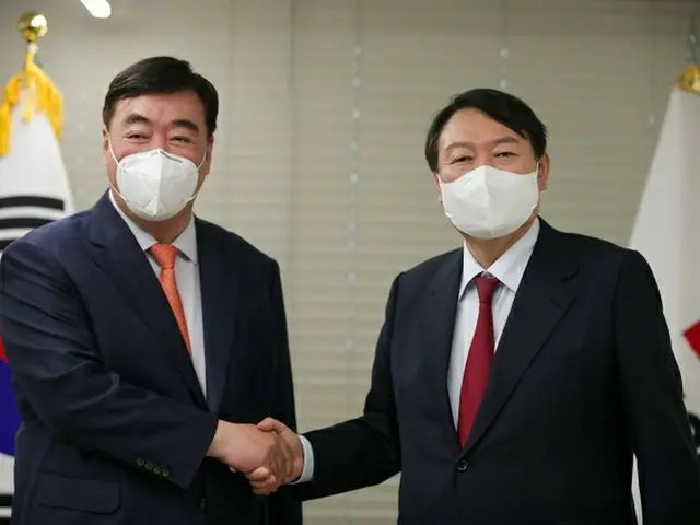 韓国の尹錫悦 次期大統領選候補は、ケイ海明 駐韓中国大使と会った(画像提供:wowkorea)