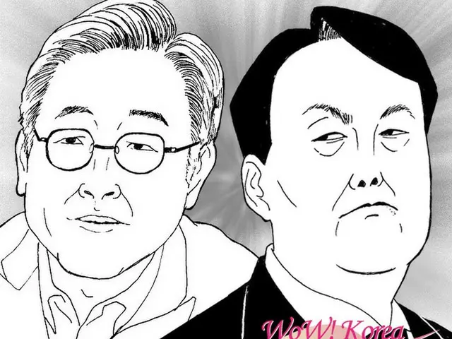 韓国次期大統領選の尹錫悦候補と李在明候補の支持率の差が急速に狭まったという世論調査の結果が出た（画像提供:wowkorea）