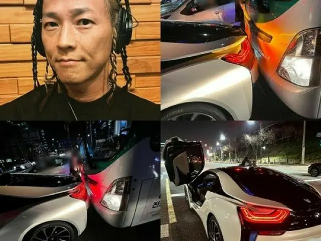 ポッピン・ヒョンジュン、2億ウォンと言われる愛車スーパーカーが接触事故…ナンバープレート破損も「クールにパス」（画像提供:wowkorea）