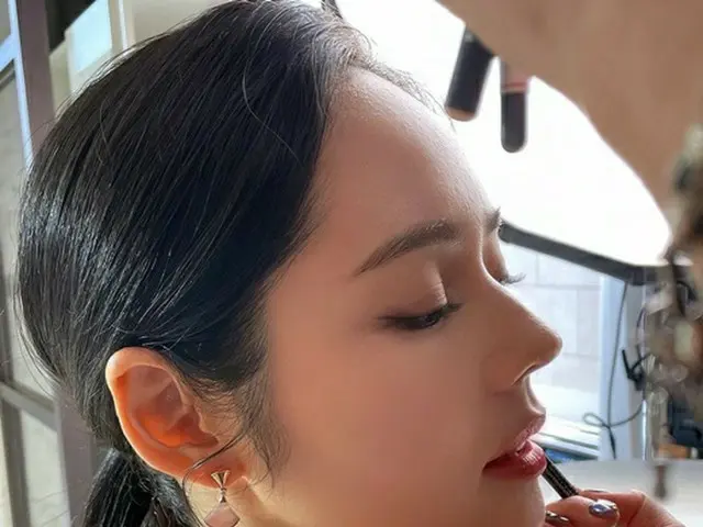 女優ハン・ガイン、高い鼻に完璧なVライン…まるで彫刻のような美しさ（画像提供:wowkorea）