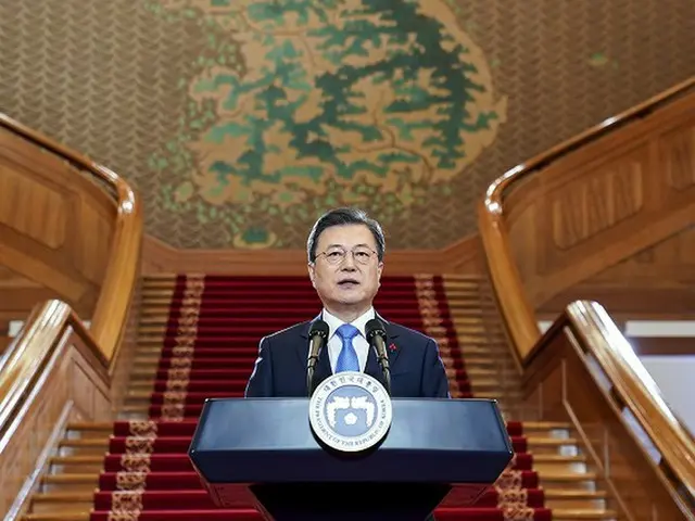 韓国の文在寅大統領は1月3日、「新年の辞」を行なう予定である（画像提供:wowkorea）