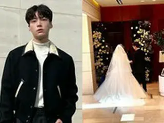 俳優アン・ジェヒョン、結婚式写真に指輪と四葉のクローバー…“幸運舞い込む？”