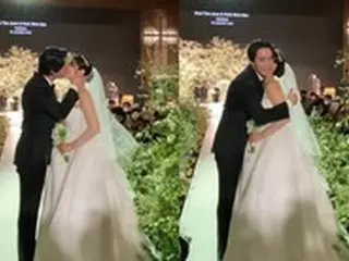 “挙式”パク・シネ＆チェ・テジュン、熱いキスと涙の婚姻誓約の模様を友人のスタイリストが公開「最も美しいカップル」