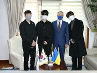 日韓で活動するボーイズグループ、ウクライナ支援に約100万円を寄付＝駐韓大使、SNSで謝意