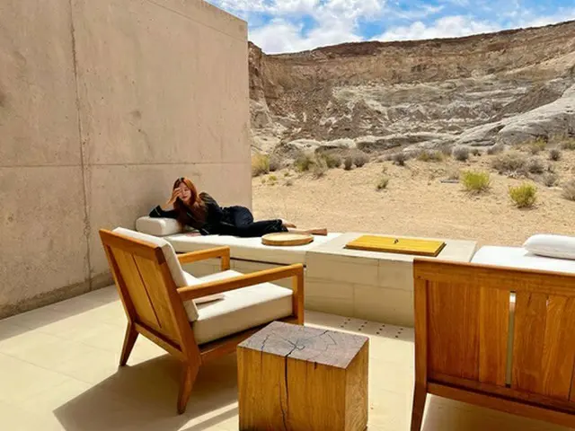 女優ハン・イェスル、非常識行動の次は高級ホテルで余裕を満喫…アメリカ旅行の近況を公開（画像提供:wowkorea）