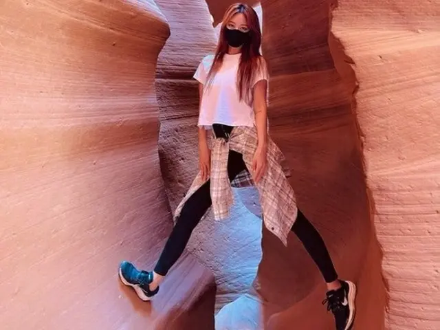 「ハイキング禁止」女優ハン・イェスルの“記念写真”が物議？米観光地での注意点に改めて着目＝韓国報道（画像提供:wowkorea）
