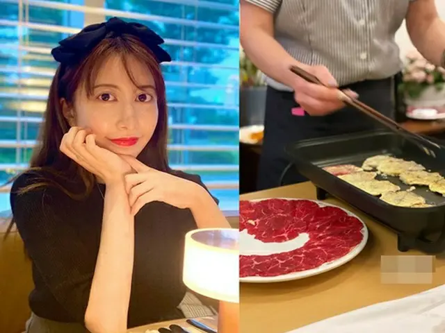 歌手イ・ジフン、妻アヤネさん、今日の外食メニューは”韓定食”…目の前で作ってくれる“ユッジョン”に視線が集中（画像提供:wowkorea）