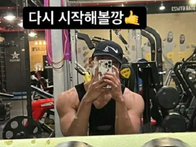 俳優チ・チャンウク、筋肉質な肉体に視線強奪（画像提供:wowkorea）