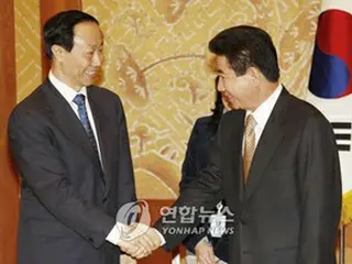 盧大統領、中国共産党の対外連絡部長と意見交換