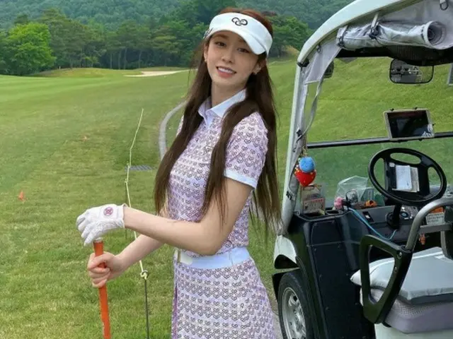ジヨン（T-ARA）、ゴルフをする女神？結婚控えて「どんどん美しくなる」と話題（画像提供:wowkorea）