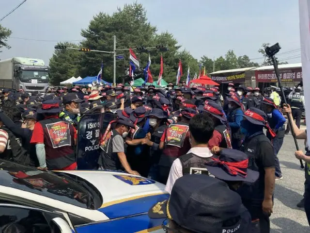 貨物連帯ストライキ5日間で組合員43人逮捕=韓国警察(画像提供:wowkorea)