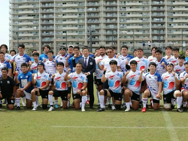 日本で合宿中のラグビー韓国代表、大韓ラグビー協会長が激励 「選手たちが誇らしい」（画像提供:wowkorea）