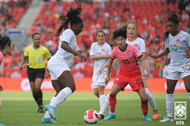 サッカー女子韓国代表、親善試合で強豪カナダと引き分け（画像提供:wowkorea）