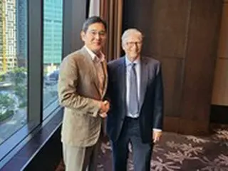 サムスン副会長、訪韓したビル・ゲイツ氏と面談…「共に人類の難題を解決していく」