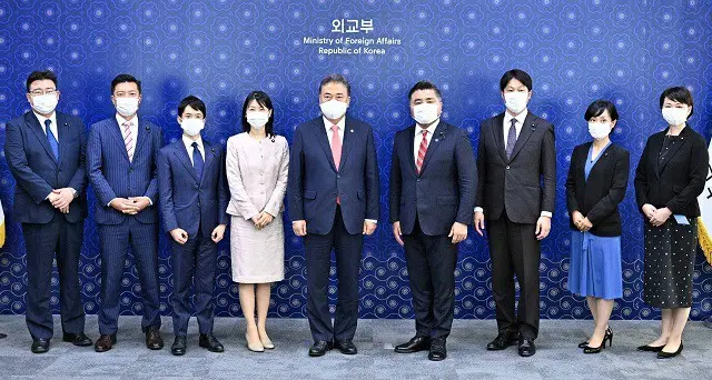 韓国の朴振外相は31日、訪韓した立憲民主党議員団と面談した（画像提供:wowkorea）