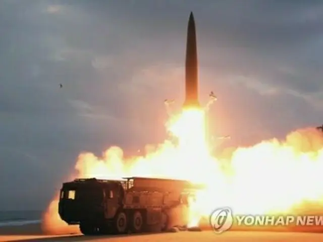韓国軍の合同参謀本部は２５日、北朝鮮が朝鮮半島東の東海上に弾道ミサイルを発射したと発表した（資料写真）＝（聯合ニュース）