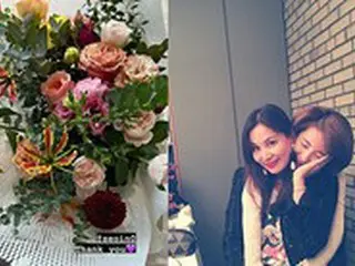 “チャン・ドンゴンの妻”女優コ・ソヨン、誰から花束をもらったの？…「Thank you」の文字にハートを添えて