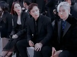T.O.P（BIGBANG）、イ・ビョンホン＆イ・ミンジョン夫妻とヴェルサーチのショー観覧