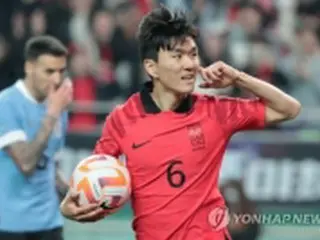 サッカー韓国代表　ウルグアイに１―２で敗れる