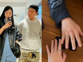 ケリ（Leessang）、結婚6周年記念のカップルリング公開 「これからも幸せに暮らそう」