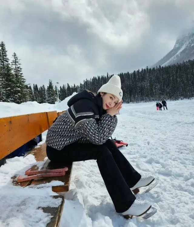 キム・ヨナ、自然の氷上で優雅に美しく舞う“ヨナ・クイーン”（画像提供:wowkorea）