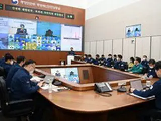 韓国、来月1日から新型コロナの危機警報引き下げ