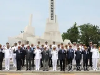 北朝鮮との第１延坪海戦から２４年　戦勝記念式開催＝韓国海軍