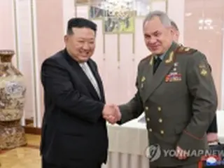 ロシア国防相の訪朝　韓国政府「非核化対話への復帰に寄与を」
