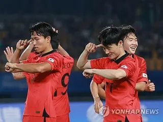 杭州アジア大会サッカー男子　韓国がキルギス下し準々決勝へ