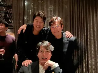 ソン・ガンホ、チョン・ウソン、イ・ビョンホン、15年ぶりに釜山で「ノムノムノム」完全体