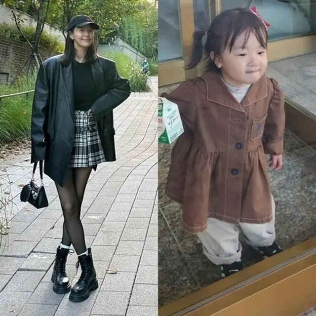 女優ハン・ジヘ、超ミニで披露したセクシー脚線美…ママも娘もファッションスター