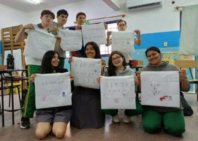 パラグアイの中・高校も韓国語を第2外国語に採択