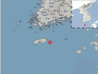 済州島西帰浦東51km海域でM2.0地震＝韓国