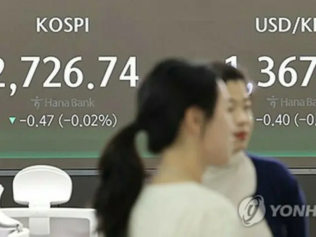 韓国総合株価指数が反発　０．１１％高