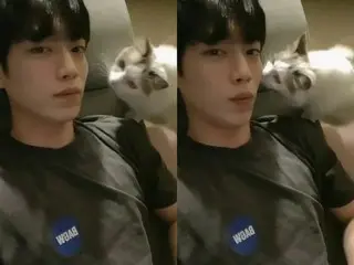 俳優ソ・ガンジュン、愛猫とチュー♥愛あふれる猫執事の日常（動画あり）