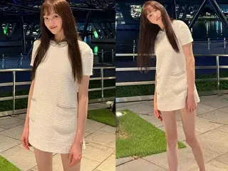 女優イ・ソンギョン、超ミニスカートで美しい脚線美
