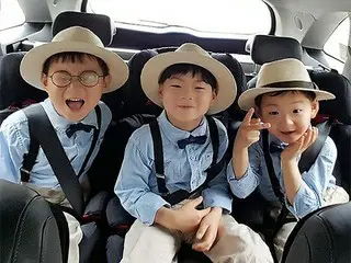 俳優ソン・イルグクと三つ子ちゃん♡週末におでかけを楽しみました♪