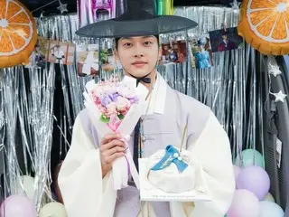 チャ・ハギョン（VIXXエン）、高貴な韓服姿でドラマ「朝鮮弁護士」の終了を祝う