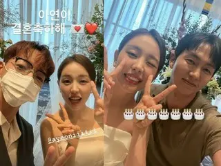 “8月の新婦”歌手ペク・アヨン、「2PM」Jun. K、「Wonder Girls」ソネなどJYP家族も出席した結婚式現場公開