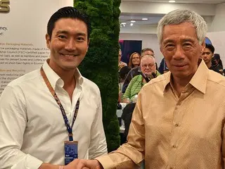 「SUPER JUNIOR」シウォン、シンガポール総理と握手“おめにかかれて光栄です”…グローバル人脈王