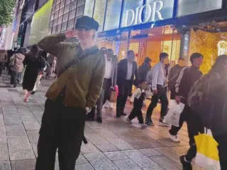 「BTS（防弾少年団）」JIMIN、日本を満喫中？！…銀座の街角やカレーチェーン店でパチリ