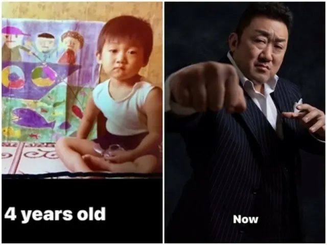 俳優マ・ドンソク、4歳から現在まで容貌変遷史を公開（動画あり）